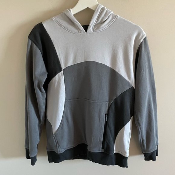 Lululemon All Yours Hoodie Colourblock Starlight/Asphalt Grey/Graphite Size 4 - Picture 6 of 12